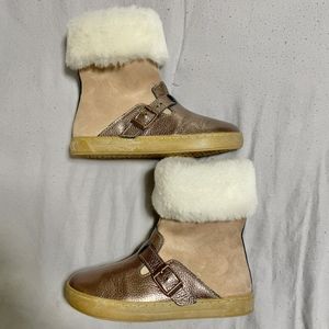 Birkenstock Stirling Suede Leather Taupe kids size eu 28 or us 10-10.5